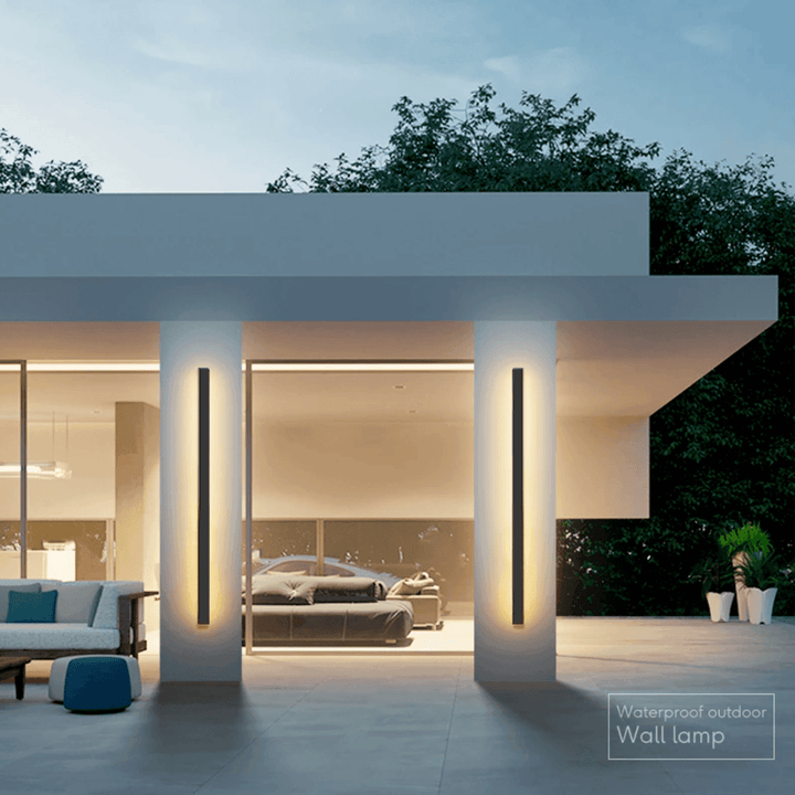 Snygg vertikal LED-vägglampa – Elegans utomhus