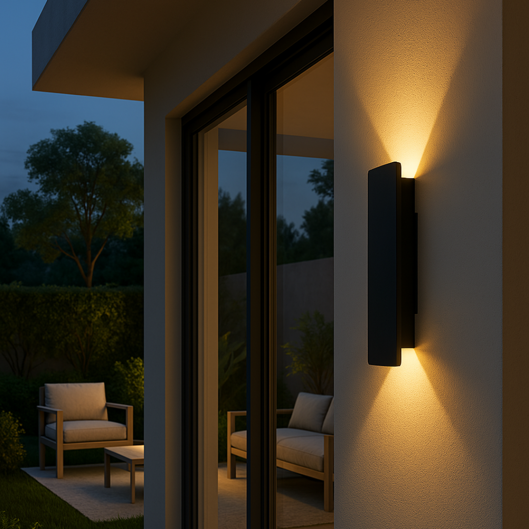 Streamline LED-vägglampa – väderbeständig