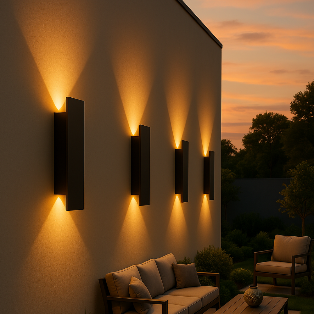 Streamline LED-vägglampa – väderbeständig