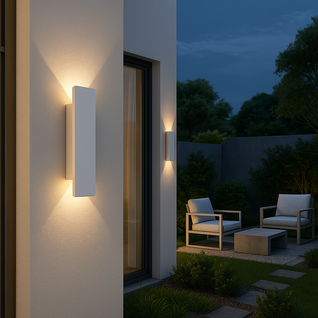 Streamline LED-vägglampa – väderbeständig
