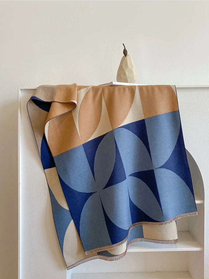 Vändbar kashmirscarf för dam – elegans och värme