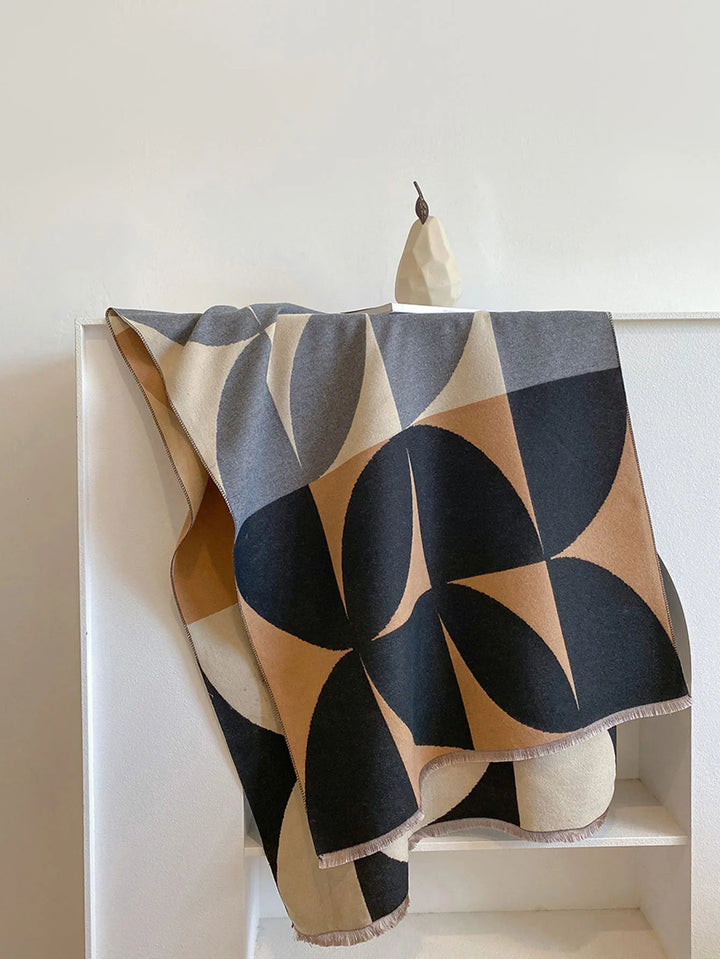 Vändbar kashmirscarf för dam – elegans och värme
