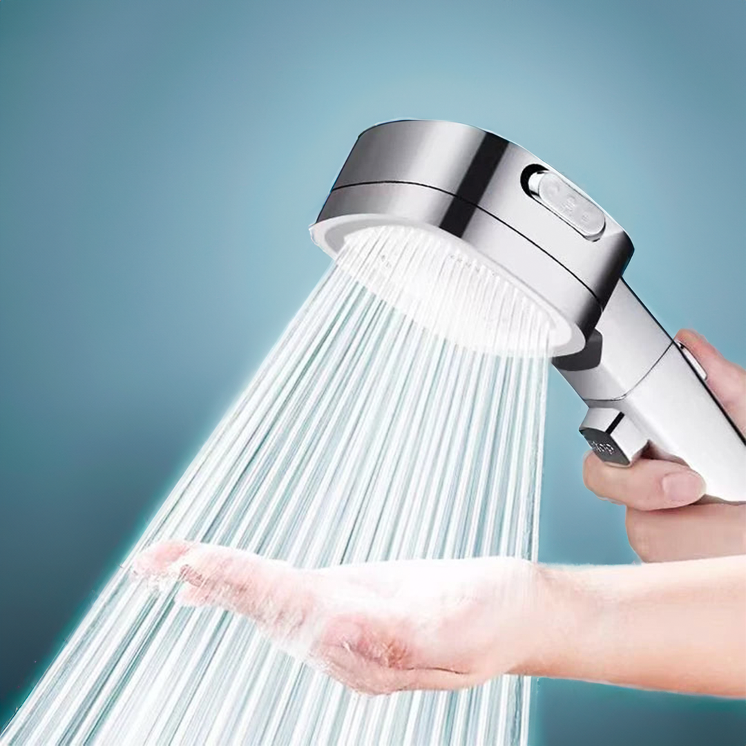 AquaPulse duschmunstycke - högt tryck | justerbara sprejlägen
